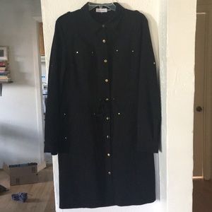 Calvin Klein - safari shirt dress